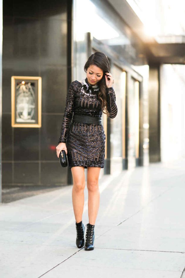 Festive Sequin Outfits You Can Copy For The Holidays