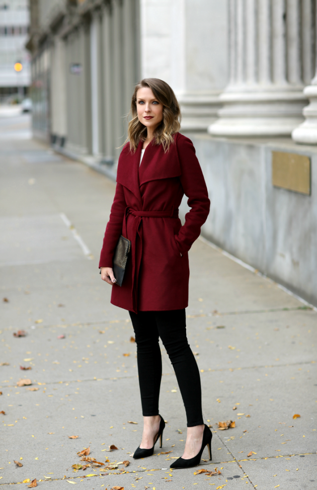 How To Look Chic And Trendy In A Wrap Coat