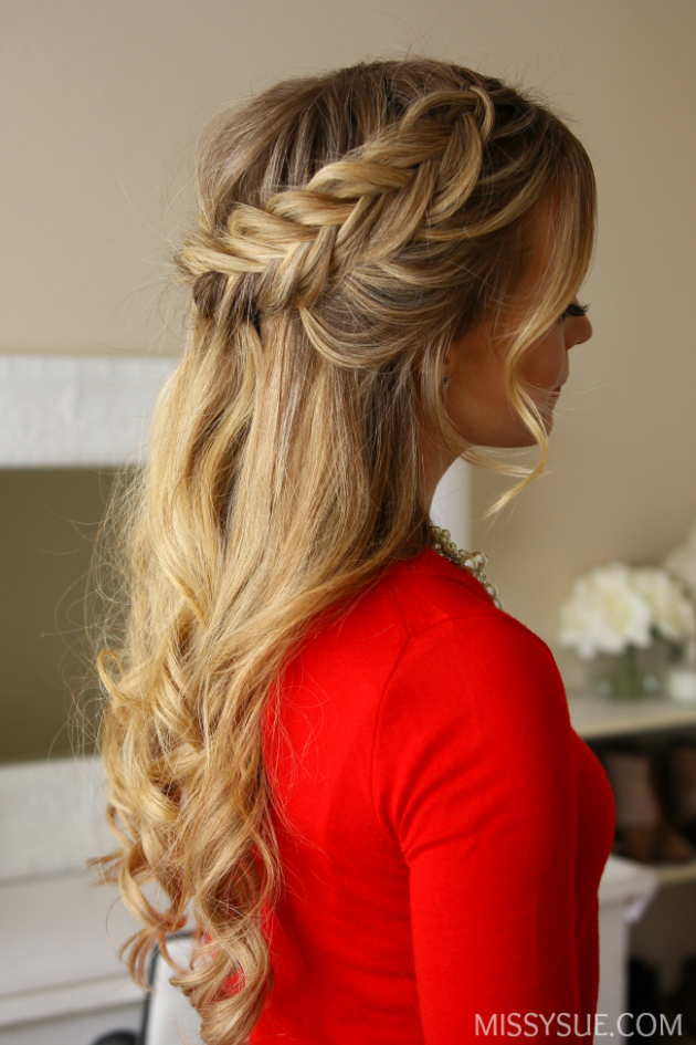 12 Perfect Holiday Braided Hairstyles from Missy Sue