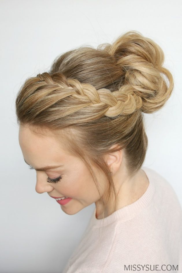 12 Perfect Holiday Braided Hairstyles from Missy Sue