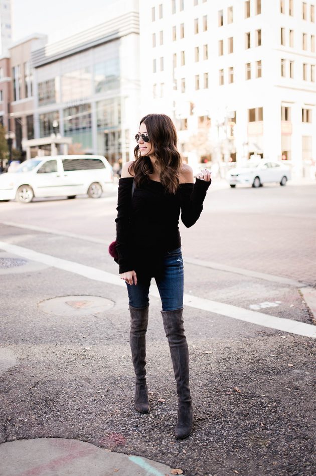 A Black Sweater Is A Wardrobe Essential For This Season
