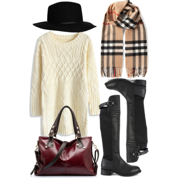 Fabulous Sweater Dress Polyvore Combos Worth Copying