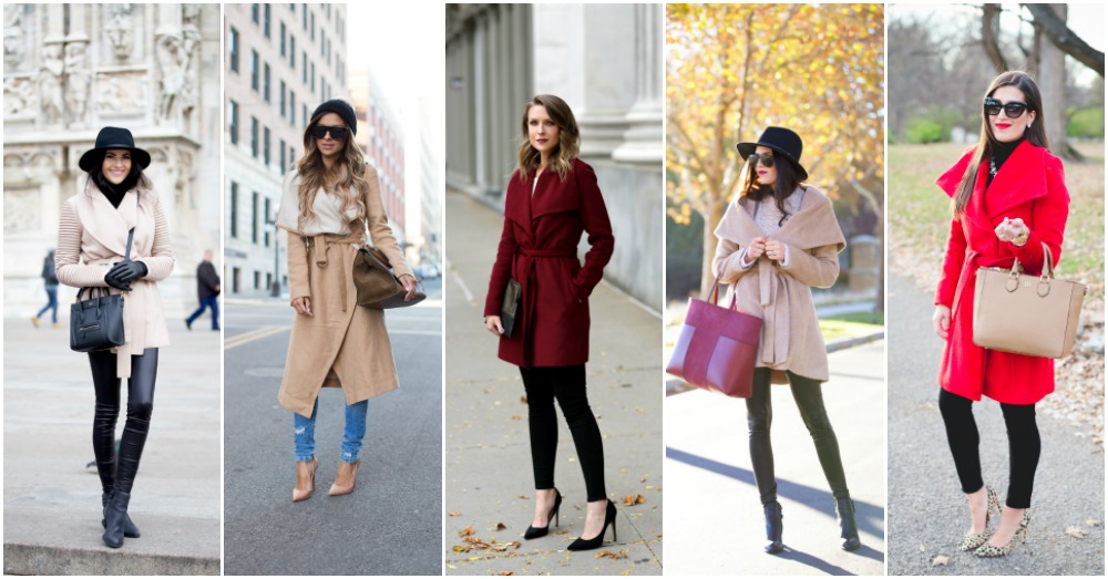 How To Look Chic And Trendy In A Wrap Coat - fashionsy.com