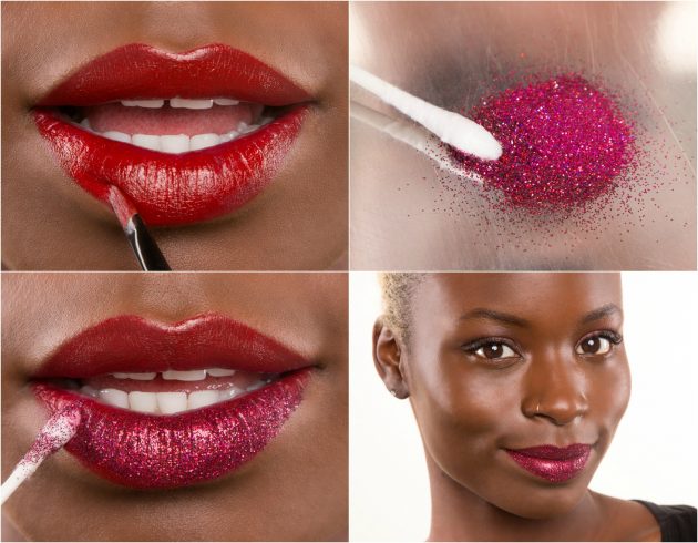 Everyone Is Going Crazy For The Glitter Lips Trend