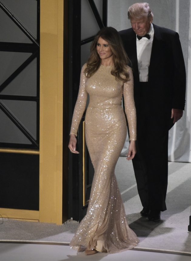 What Melania Trump Wore To The Pre Inauguration Dinner?