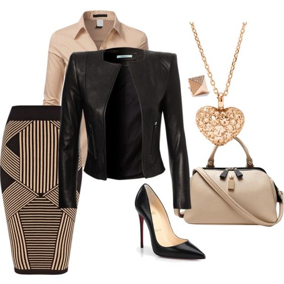 Spring Polyvore Combos With Leather Jackets You Need To See