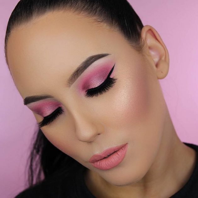 10 Pretty Pink Makeup Looks + 5 Makeup Tutorials That Will Inspire You To Try This Girly Makeup Trend Right Now