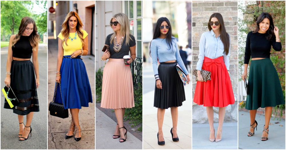 casual midi skirt outfit