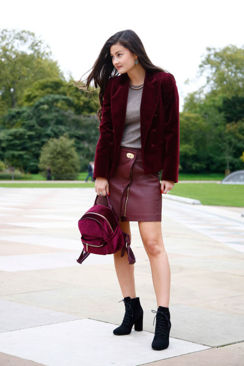 Awesome Ways Of Wearing Velvet In The Fall