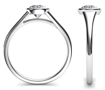 The Upsides of the sleek and elegant Low Profile Engagement Rings