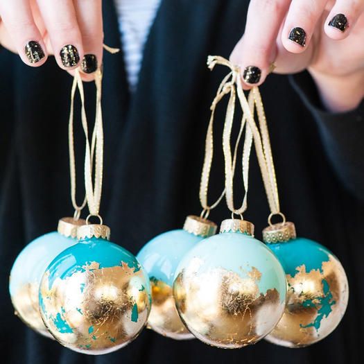 How to Make Gold Leaf Ornaments?