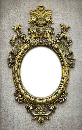 Turning Your Plain Makeup Mirror Into An Antique Vanity Mirror